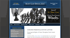 Desktop Screenshot of indianatortlaw.com